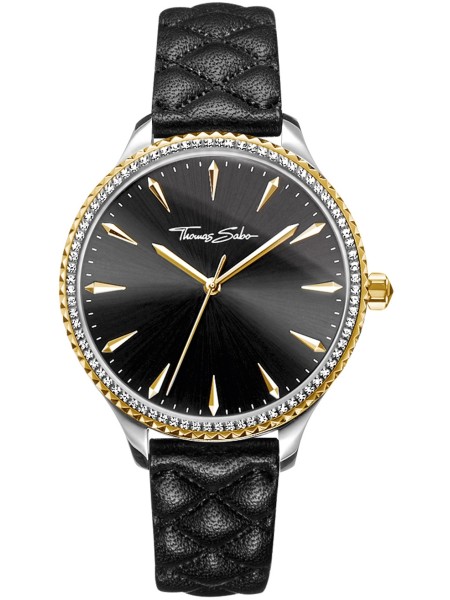 Thomas Sabo WA0323-221-203 Relógio para mulher, pulseira de cuero real