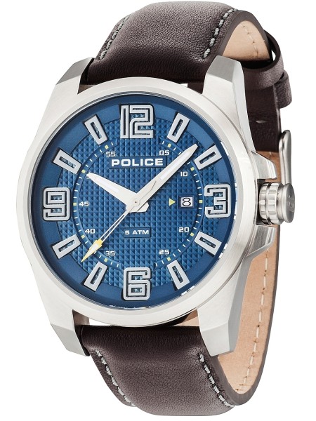Police PL14762JS.03 men's watch, cuir véritable strap