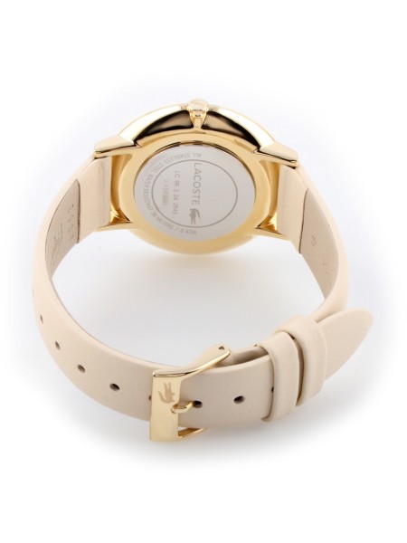 Lacoste 2001030 Relógio para mulher, pulseira de cuero real