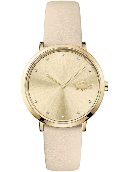 Lacoste 2001030 Relógio para mulher, pulseira de cuero real