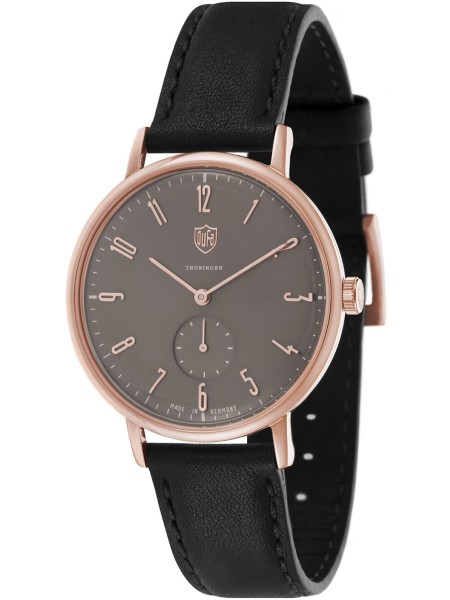 DuFa Walter DF-9001-0N men's watch, real leather strap