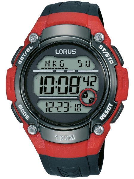 Lorus R2335MX9 Reloj para hombre, correa de silicona
