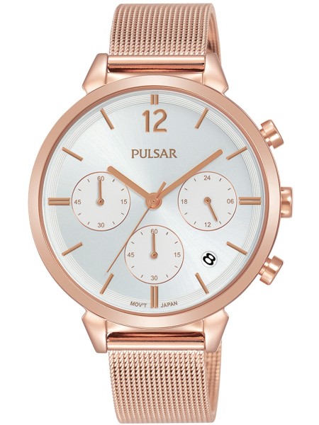 Pulsar Chrono PT3944X1 ladies' watch, stainless steel strap