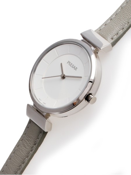 Pulsar PH8415X1 γυναικείο ρολόι, με λουράκι real leather
