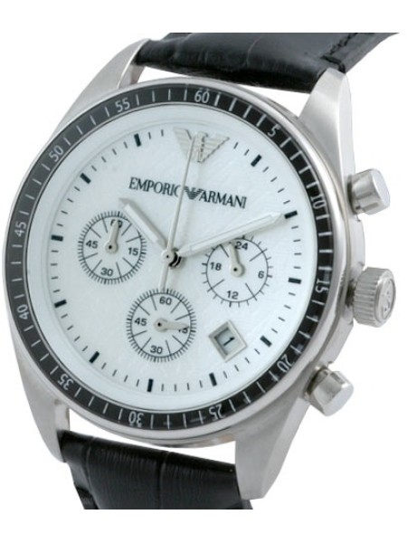 Emporio Armani AR5670 Relógio para mulher, pulseira de cuero real