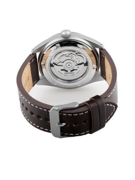 Seiko SRPC87K1 men's watch, cuir véritable strap