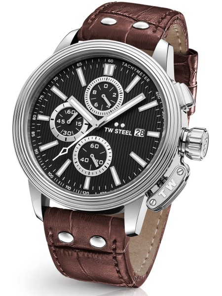 TW-Steel CE7005 men's watch, real leather strap