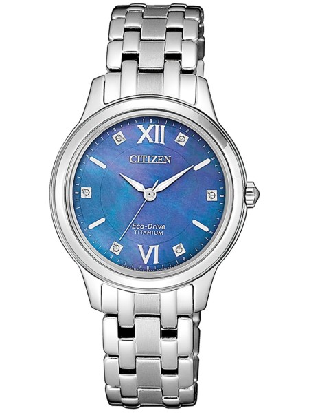 Citizen EM0720-85N ladies' watch, titanium strap