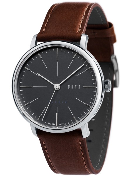 DuFa Saphir DF-9029-02 men's watch, real leather strap
