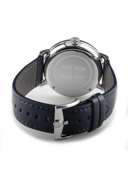 DuFa Saphir DF-9030-01 men's watch, real leather strap