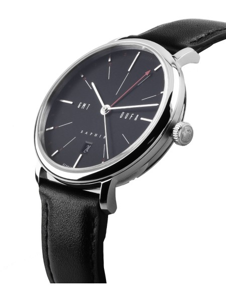 DuFa Saphir DF-9030-02 men's watch, real leather strap