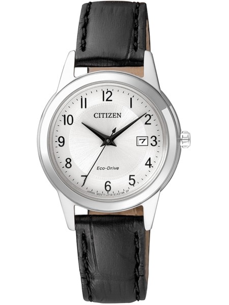 Citizen Eco-Drive FE1081-08A ladies' watch, real leather strap