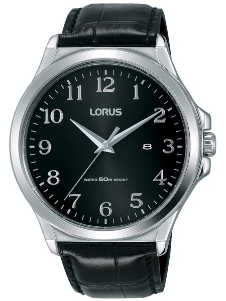 Lorus RH969KX8 men's watch, real leather strap