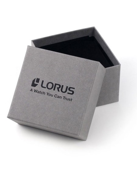 Lorus RM313FX9 men's watch, real leather strap