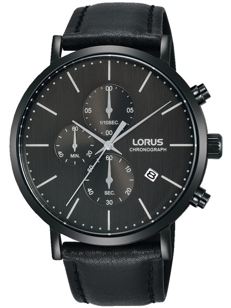 Lorus RM323FX9 men's watch, real leather strap