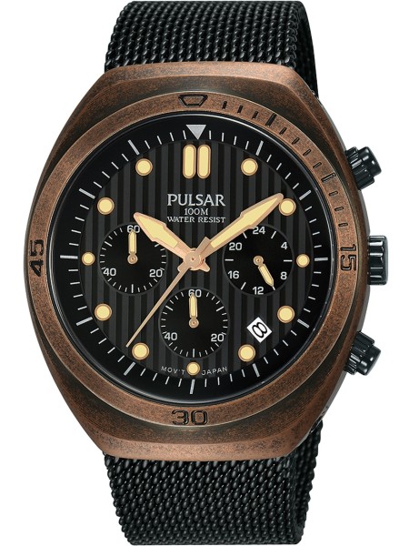 Pulsar One Shot Chrono PT3984X2 men's watch, acier inoxydable strap