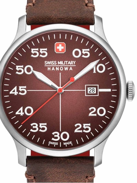 Swiss Military Hanowa 06-4326.04.005 Reloj para hombre, correa de cuero real