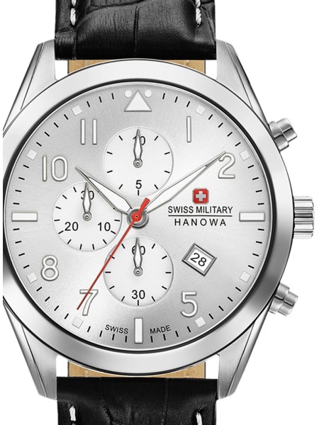 Swiss Military Hanowa 06-4316.04.001 men's watch, real leather strap