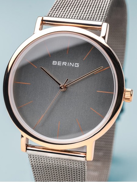 Orologio da donna Bering Classic 13436-369, cinturino stainless steel