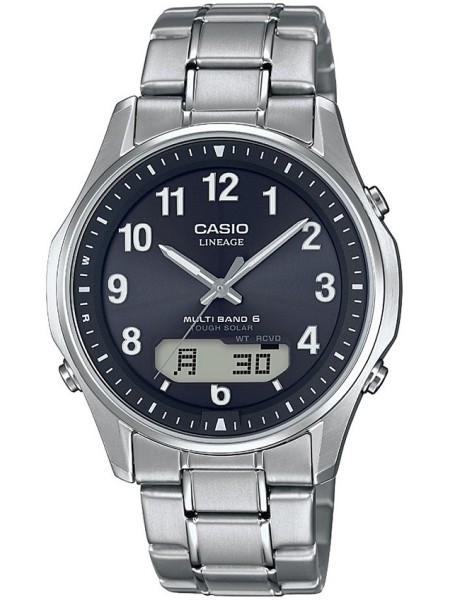 Casio Wave Ceptor LCW-M100TSE-1A2ER Reloj para hombre, correa de titanio