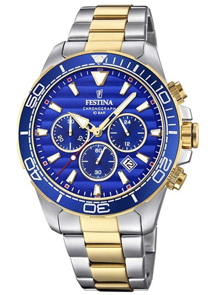 Festina Prestige Chronograph F20363/2 men's watch, stainless steel strap