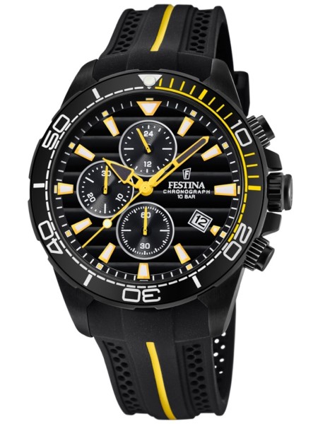 Festina F20366/1 men's watch, silicone strap