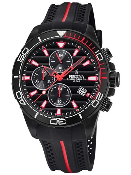 Festina F20366/3 men's watch, silicone strap
