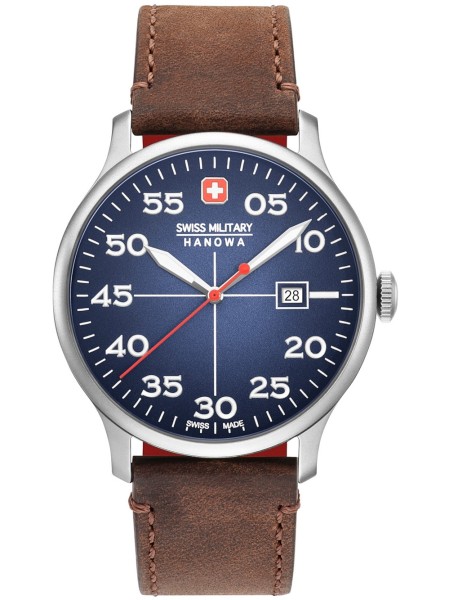 Swiss Military Hanowa 06-4326.04.003 montre pour homme, cuir véritable sangle