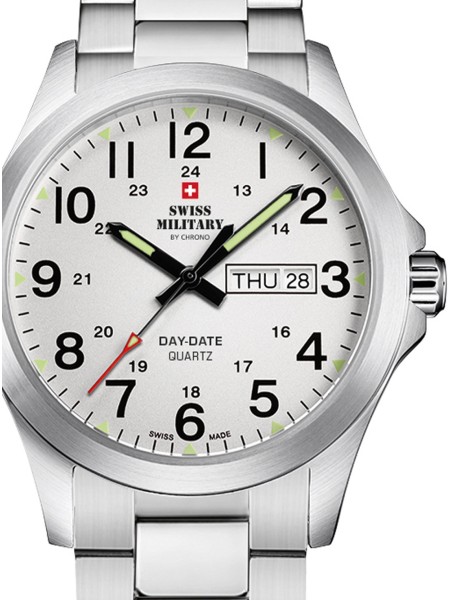 Swiss Military by Chrono SMP36040.26 montre pour homme, acier inoxydable sangle
