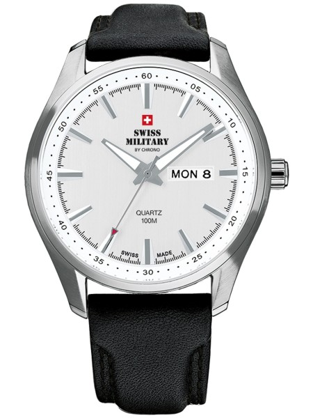 Swiss Military by Chrono SM34027.06 men's watch, cuir véritable strap