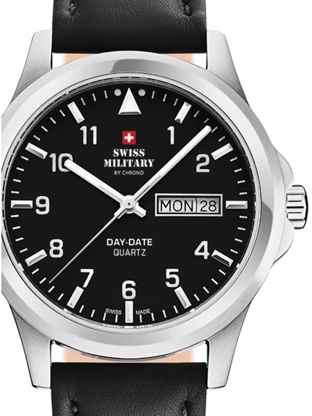 Swiss Military by Chrono SM34071.01 men's watch, cuir véritable strap