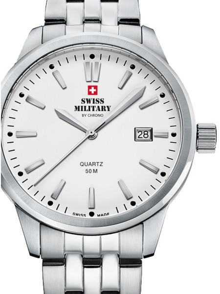 Swiss Military by Chrono SMP36009.02 Reloj para hombre, correa de acero inoxidable