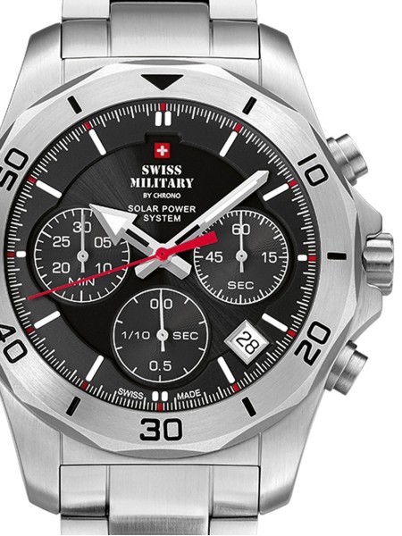 Swiss Military by Chrono SMS34072.01 herreur, rustfrit stål rem