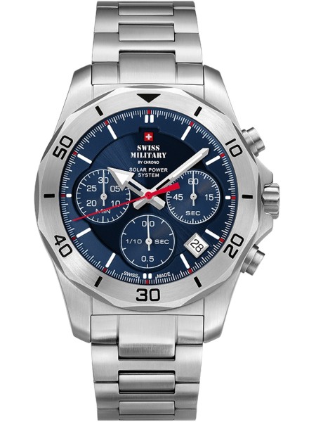 Swiss Military by Chrono SMS34072.02 herreur, rustfrit stål rem