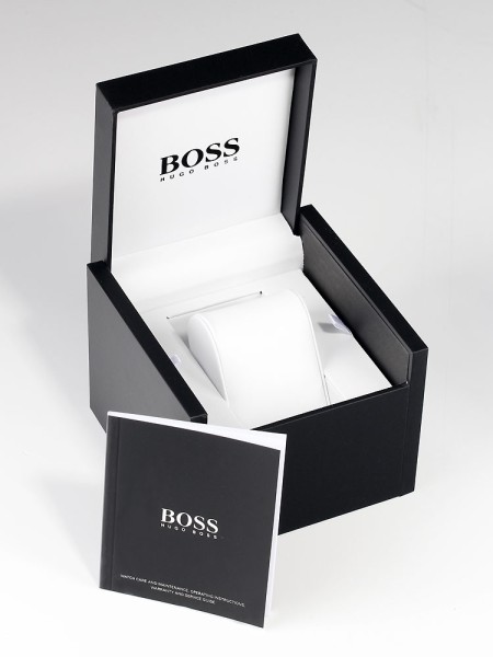 Montre pour hommes Hugo Boss 1513570, bracelet cuir véritable
