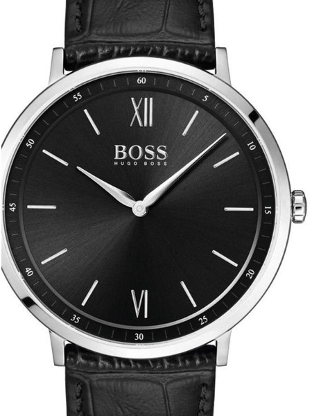 Hugo Boss 1513647 men's watch, real leather strap