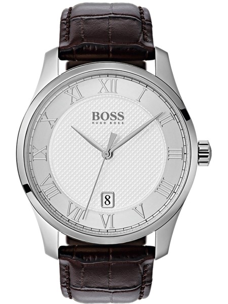 Hugo Boss 1513586 herrklocka, äkta läder armband