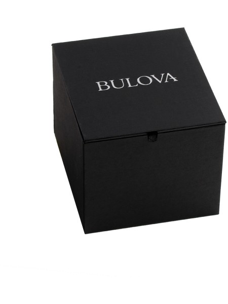 Bulova 96A133 men's watch, real leather strap