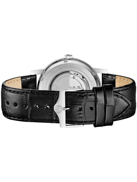 Bulova Klassik Automatik 96C131 men's watch, real leather strap