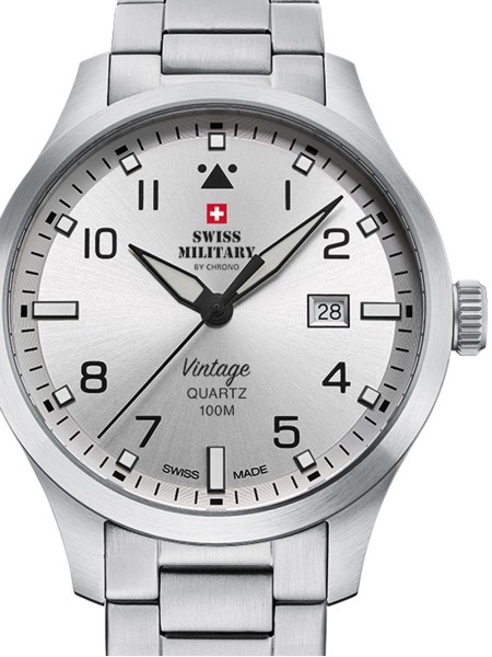 Swiss Military by Chrono SM34078.02 herreur, rustfrit stål rem
