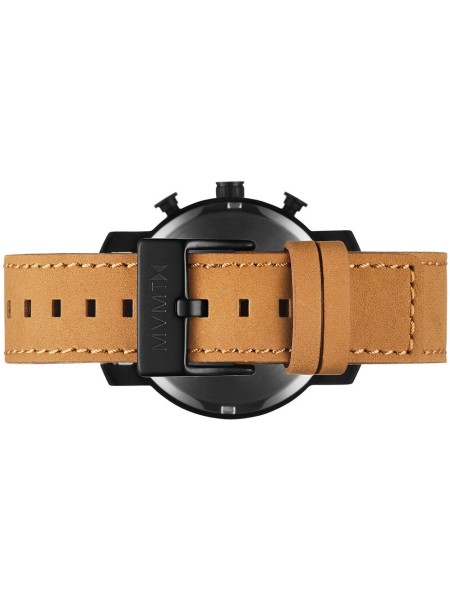 MVMT MC02-WBTL men's watch, real leather strap
