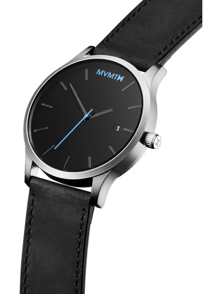 MVMT Classic MM01-BSL men's watch, real leather strap
