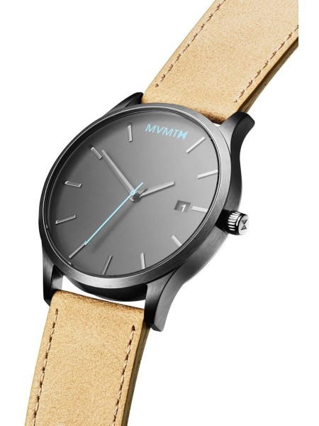 MVMT Classic MM01-GML men's watch, cuir véritable strap