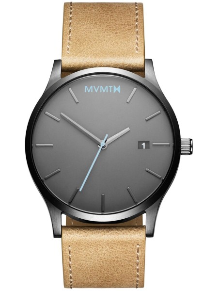 MVMT Classic MM01-GML montre pour homme, cuir véritable sangle