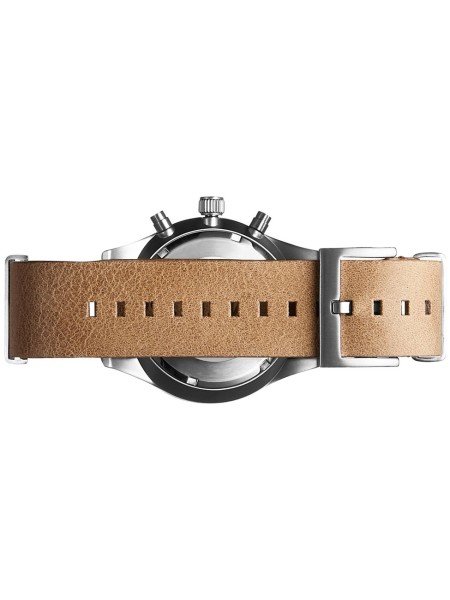 MVMT MV01-WT men's watch, real leather strap