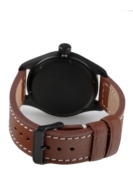 KHS KHS.AIRBS.LB5 men's watch, real leather strap