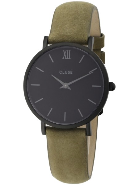 Cluse CL30007 ladies' watch, real leather strap
