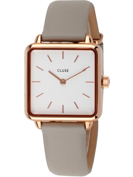 Cluse La Tétragone CL60005 ladies' watch, real leather strap