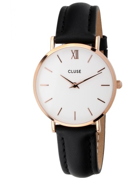 Cluse Minuit CL30003 Relógio para mulher, pulseira de cuero real