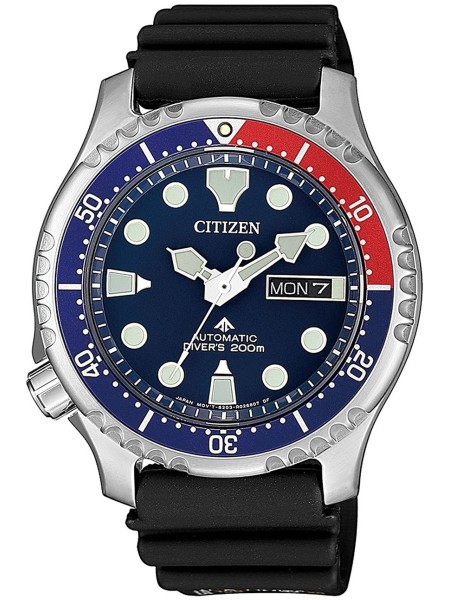 Citizen Promaster NY0086-16L men's watch, silicone strap